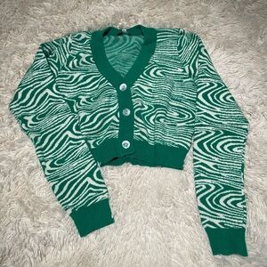 Green Zebra Sweater